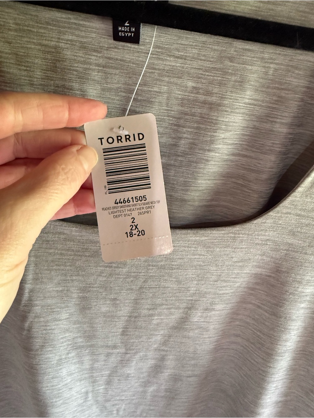 Torrid Scoop Neck Shaping Tee 2 - Picture 4 of 10